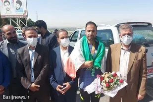 استقبال از قهرمان دوومیدانی کار اسدآبادی