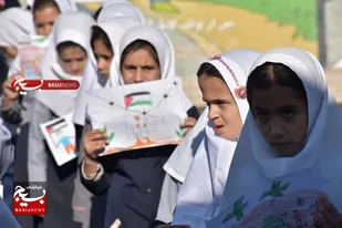 نقاشی کودکان اردبیلی برای مردم غزه + تصاویر