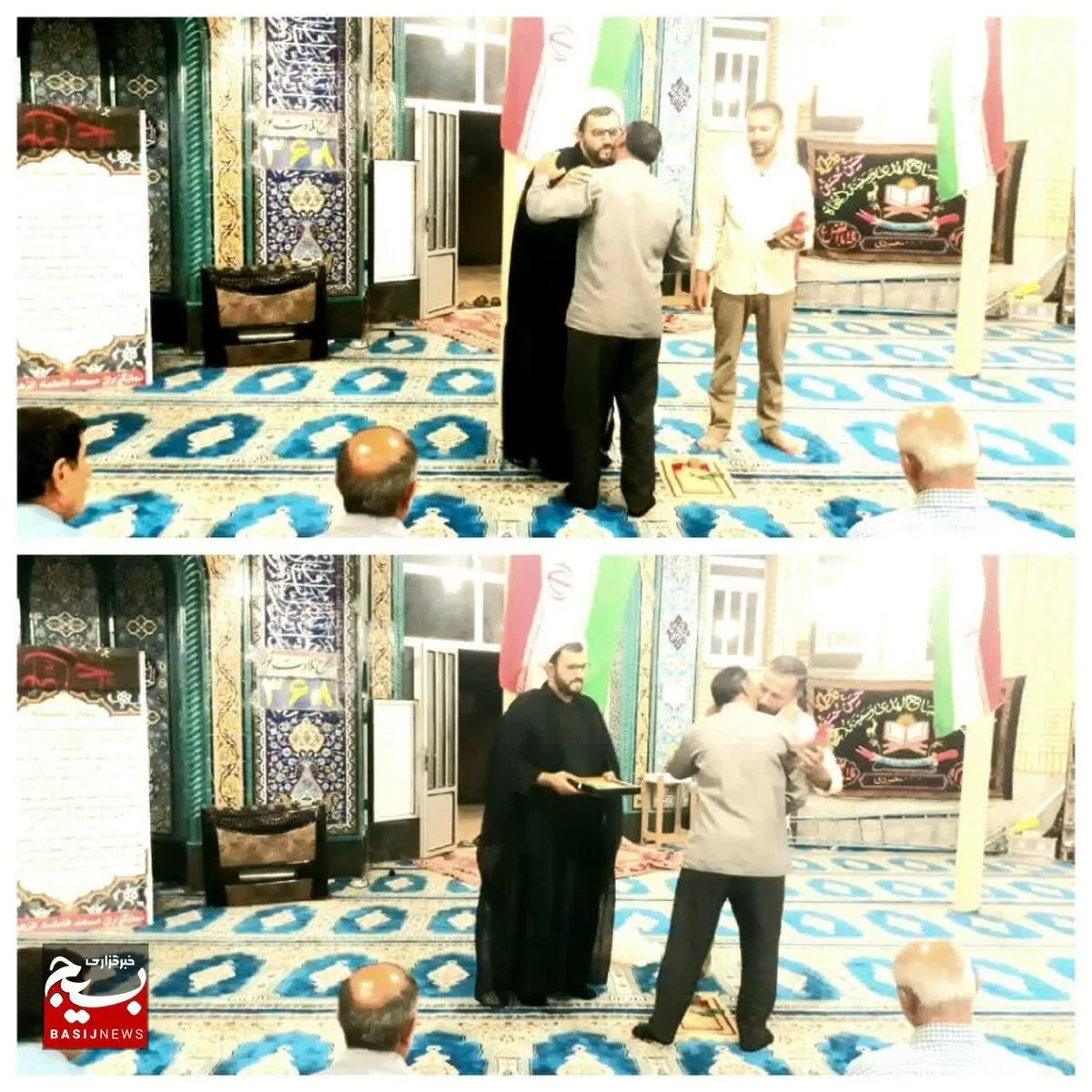 تجلیل از رزمنده و  آزاده محله خاردان