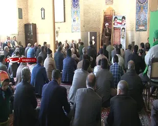 بیست و پنجمین سالگرد شهادت تنها شهید روستای اتابک برگزار شد