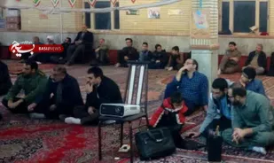 جشن سالگرد پیروزی انقلاب اسلامی در مسجد آقا سید علی اکبر خوانسار