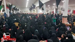 اجتماع مردمی و عزاداری هیئات مذهبی در چهلمین سوگ شهادت رئیس جمهور شهید آیت&zwnj;الله رئیسی