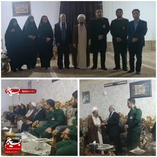 دیدار فرمانده ناحیه هامون با جانباز سرافراز دوران دفاع مقدس