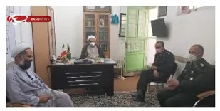 دیدار فرمانده سپاه ناحیه بردسکن با امام جمعه این شهرستان