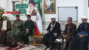 دیدار جمعی از سپاهیان با امام جمعه شهرستان ماهنشان