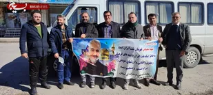 حضور اساتید و کارکنان دانشگاه فنی و حرفه ای کهگیلویه و بویراحمد بر سر مزار سردار دلها