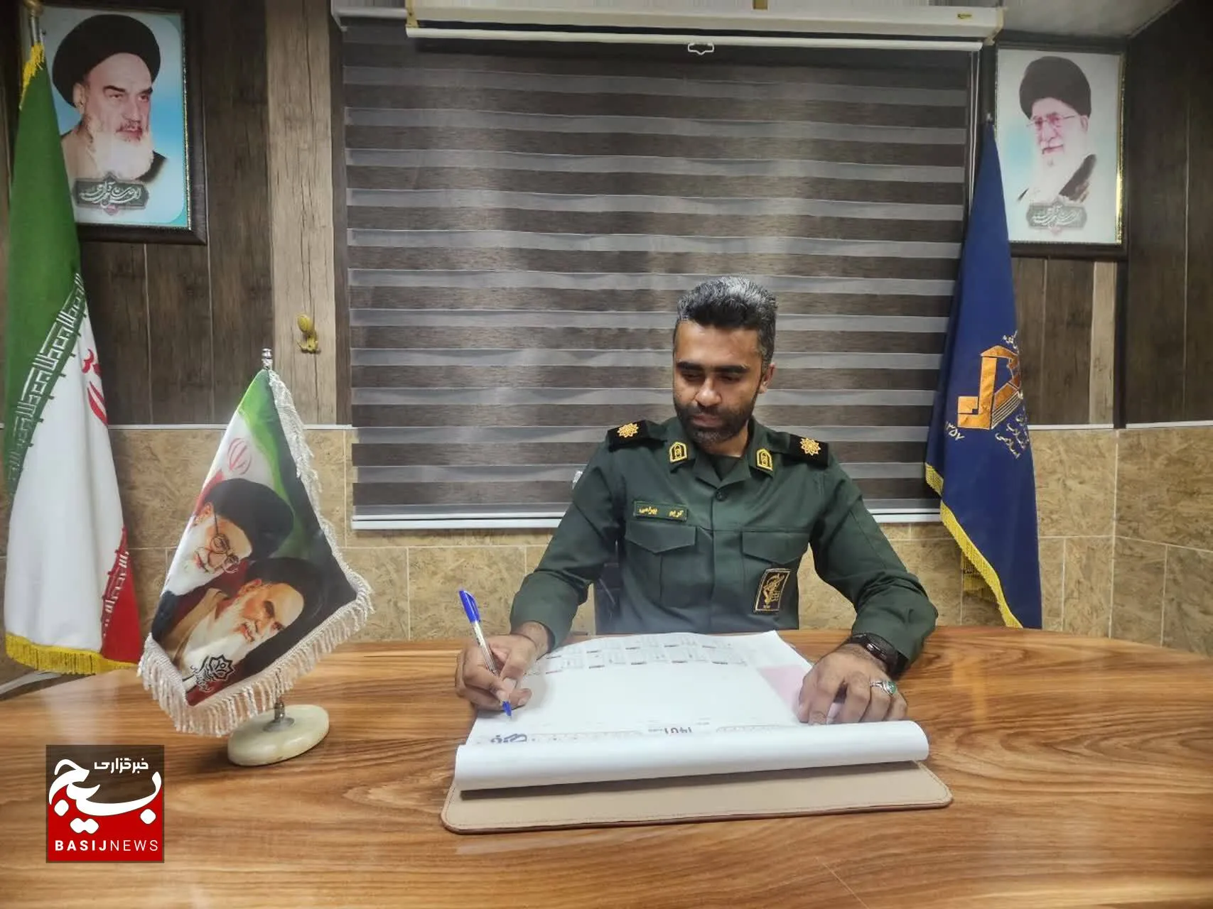 پیام فرمانده حوزه مقاومت بسیج سردار شهید رضا رایکا بمناسبت روز ملی پست