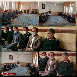 دیدار فرمانده سپاه امیرالمؤمنین استان  ایلام باخانواده شهید"خلیل غلامی"