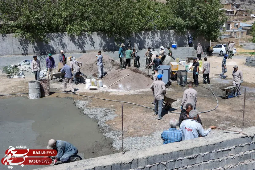 از برنامه‌های فرهنگی تا ساخت استخر؛ جهادگران اراک در روستای گوشه