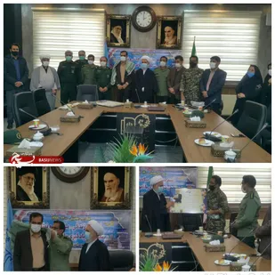 مراسم تجلیل از مدیرجهادی آموزش و پرورش آران و بیدگل