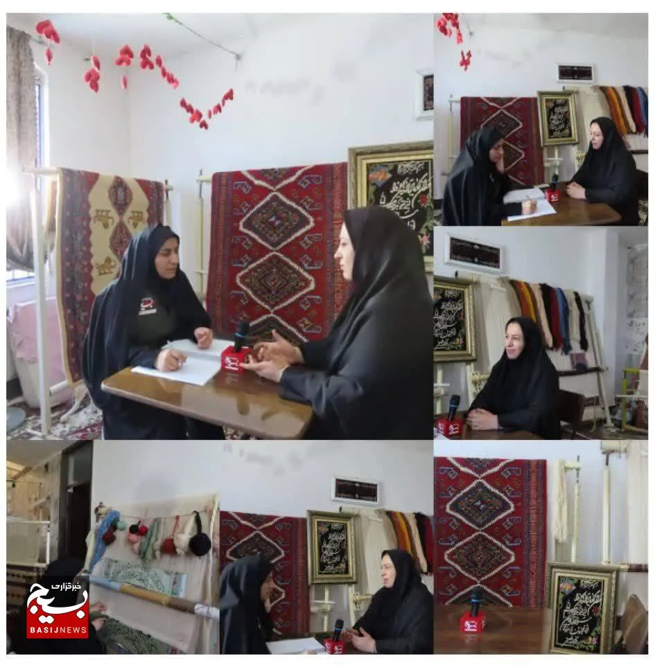 گفتگو با کارآفرینی که در باغملک با نخ و نقش ، زندگی ۱۵ نفر را رنگی کرد