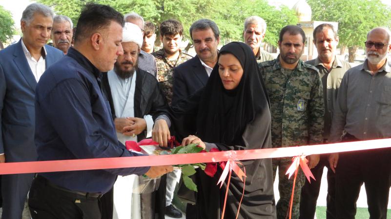 افتتاح المان  گلزار شهید مصطفی پویانفر در دلوار