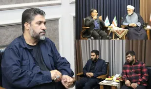 مدیرکل حفظ آثار و نشر ارزش&zwnj;های دفاع مقدس هرمزگان با امام جمعه کیش دیدار کرد