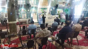 مراسم چهلمین روز شهادت پاسدار سپاه اسلام احمدرضا افشاری