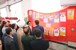 افتتاح نمایشگاه مدرسه ی انقلاب در دهلران