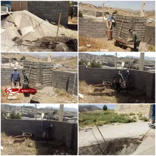 تکمیل وبازسازی پایگاه مقاومت شهید رجب زاده روستای پاریاب
