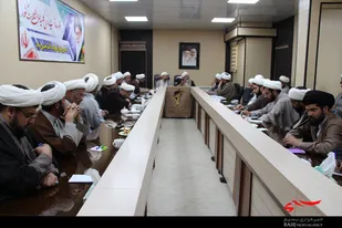 جلسه مسئولین دفاتر نمایندگی ولی فقیه در نواحی سپاه استان همدان