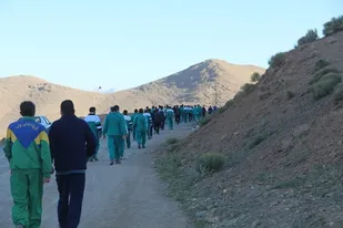 برگزاری پیاده روی کارکنان سپاه حضرت قمربنی هاشم(ع)