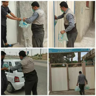 توزیع آب معدنی به علت خرابی چاه آب در روستای قلعه نو خالصه شاهرود