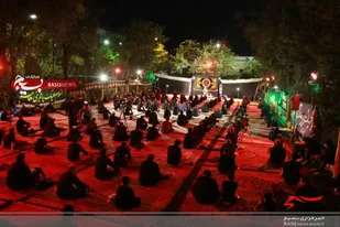 مراسم عزاداری شب نهم محرم الحرام هیئت رزمندگان اسلام در اراک