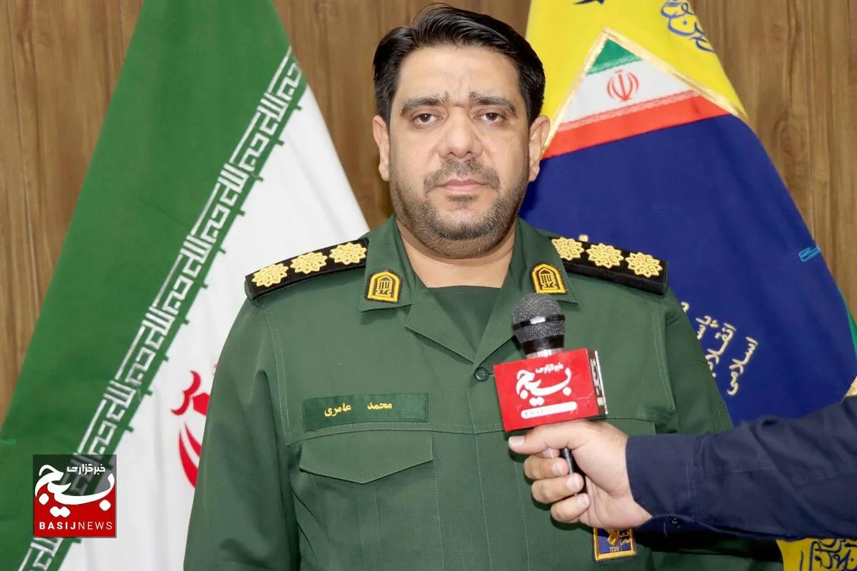 تشریح برنامه های هفته دفاع مقدس توسط فرمانده ناحیه مقاومت بسیج باوی در نشست خبری
