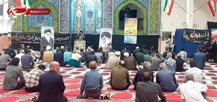 حضوررزمندگان گردان ۱۱۷امام حسین علیه السلام درمراسم سالگرد حضرت امام خمینی ره