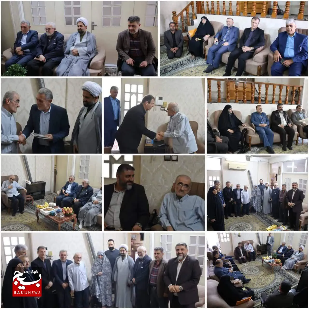 دیدار مسئولین بابل با جانباز، فرهنگی پیشکسوت و ذاکر اهل‌بیت(ع)
