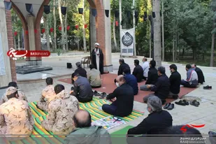 برگزاری مراسم قرائت زیارت عاشورا در سپاه ناحیه ابهر
