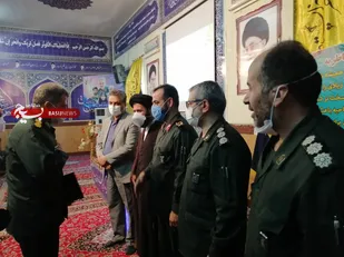 آئین تودیع و معارفه فرماندهان سپاه ناحیه گرمسار و آرادان از درگاه دوربین