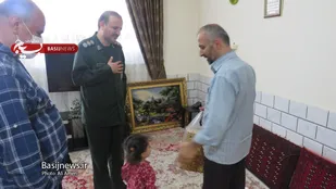 دیدار فرمانده سپاه شاهرود با خانواده آزاد میرابوالحسنی+ تصاویر