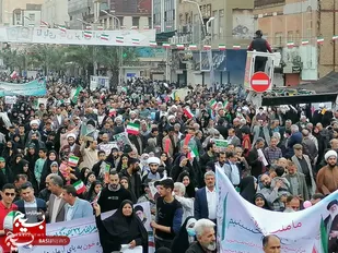 تقدیر از حضور حماسی مردم انقلابی خوزستان در راهپیمایی یوم الله ۲۲ بهمن