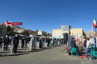 مراسم رزمایش حافظان سلامت دهاقان