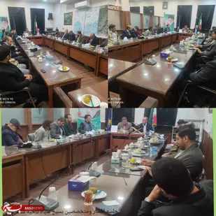 برگزاری نشست مسؤولین بسیج اقشار و متخصصین سپاه ناحیه شاهرود