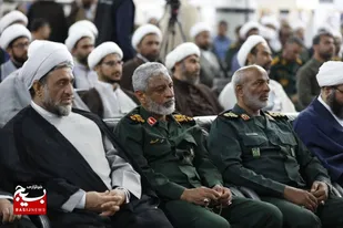 مراسم تکریم و معارفه مسئول دفتر نمایندگی ولی فقیه در سپاه امام سجاد (ع) استان هرمزگان