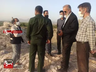 جانمایی و آماده سازی یادمان شهید گمنام دهستان برنطین