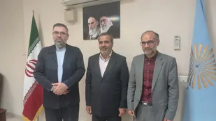 دیدار معاون علمی و پژوهشی سازمان بسیج حقوق دانان کشور با ریاست عالی دانشگاه پیام نور