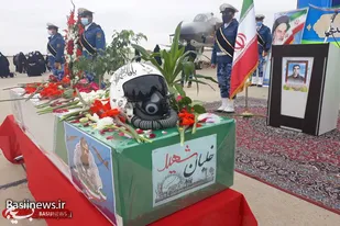 استقبال از پیکر مطهر شهید &laquo;بیک محمدی&raquo; در پایگاه نوژه