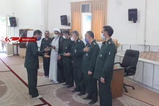 آیین تکریم و معارفه جانشین فرماندهی سپاه امام حسن(ع) قزوین