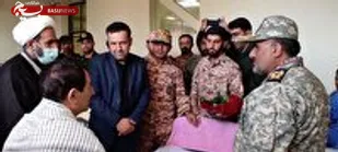 تجلیل فرمانده تیپ ۴۸ فتح ازجانبازان شیمیایی