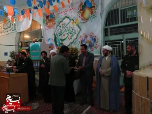آیین معارفه و تکریم فرمانده حوزه مقاومت بسیج وردنجان