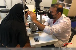 ویزیت رایگان خانواده های نیازمند حاشیه شهر زاهدان در بیمارستان چشم پزشکی الزهرا(س)