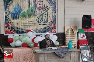 مراسم استغاثه به امام&zwnj;زمان (عج) و جشن میلاد منجی در روستای همت&zwnj;آباد مه ولات+عکس