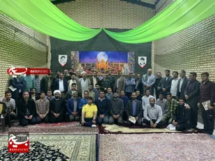 فرمانده حوزه مقاومت بسیج شهید شیرازی قم معارفه شد