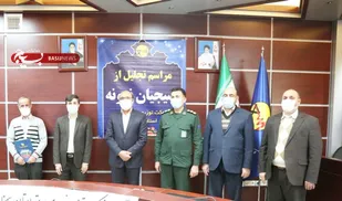 تجلیل از بسیجیان نمونه شرکت توزیع نیروی برق استان سمنان