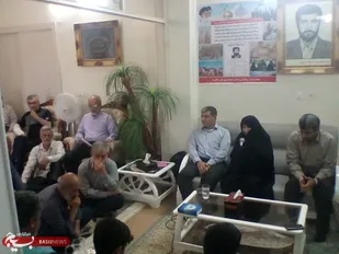 محفل شهدایی در منزل "شهید عمیدی" از شهدای مرصاد شاهرود