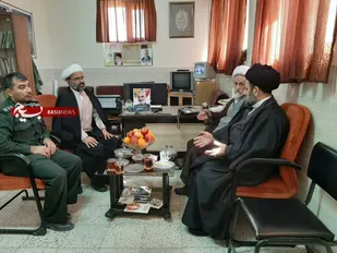 حضور مسول نمایندگی ولی فقیه سپاه استان سمنان در حوزه بسیج مالک اشتر بیارجمند