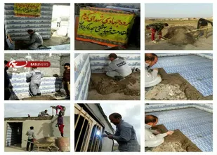 برگزاری اردوی جهادی شهدای گمنام پایگاه مقاومت بسیج شهید بهشتی دهلران در راستای کمک به محرومین