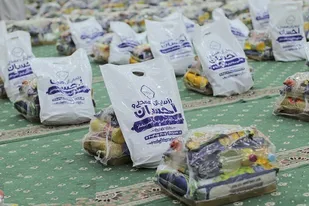 توزیع 301 سبد کالا میان خانواده های مددجوی کمیته امداد در شهرری