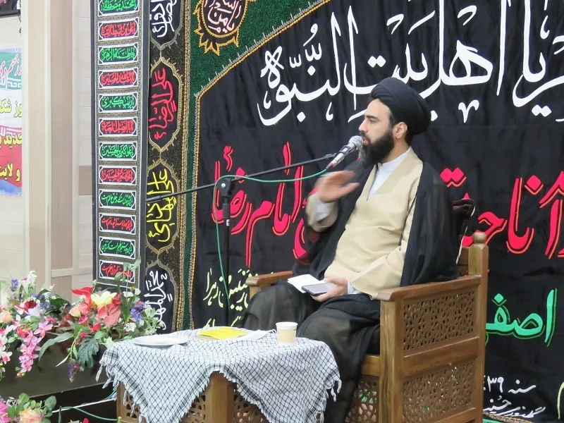برگزاری مراسم شهادت حضرت زهرا (سلام الله علیها) با حضور شهید سید سعید امی زاده