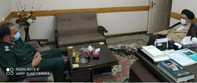 دیدار فرمانده سپاه حضرت عبدالعظیم با امام جمعه   شهرستان ری
